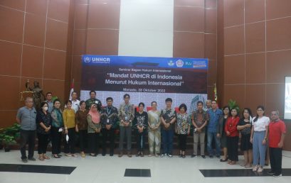 Kegiatan Seminar Bagian Hukum Internasional bekerja sama dengan UNHCR