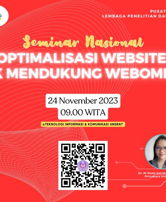 Seminar Nasional Optimalisasi Website Untuk Mendukung Webometrics