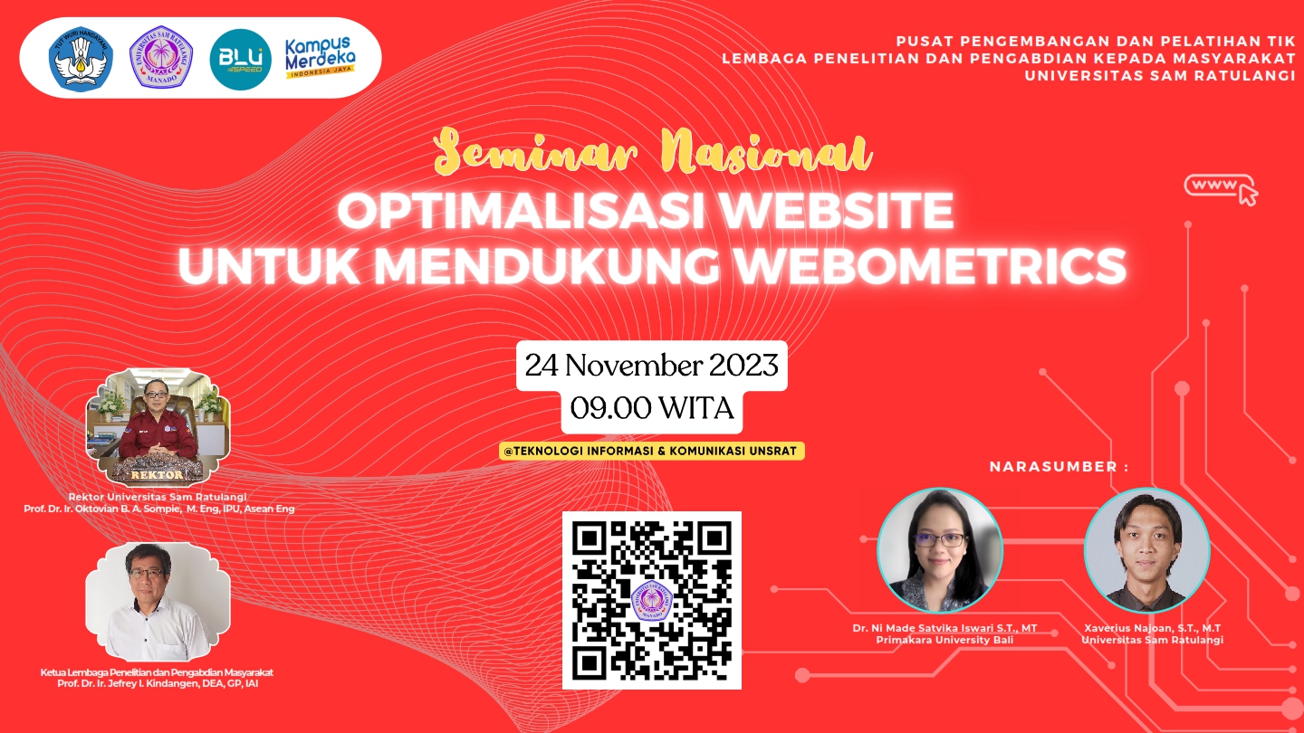 Seminar Nasional Optimalisasi Website Untuk Mendukung Webometrics